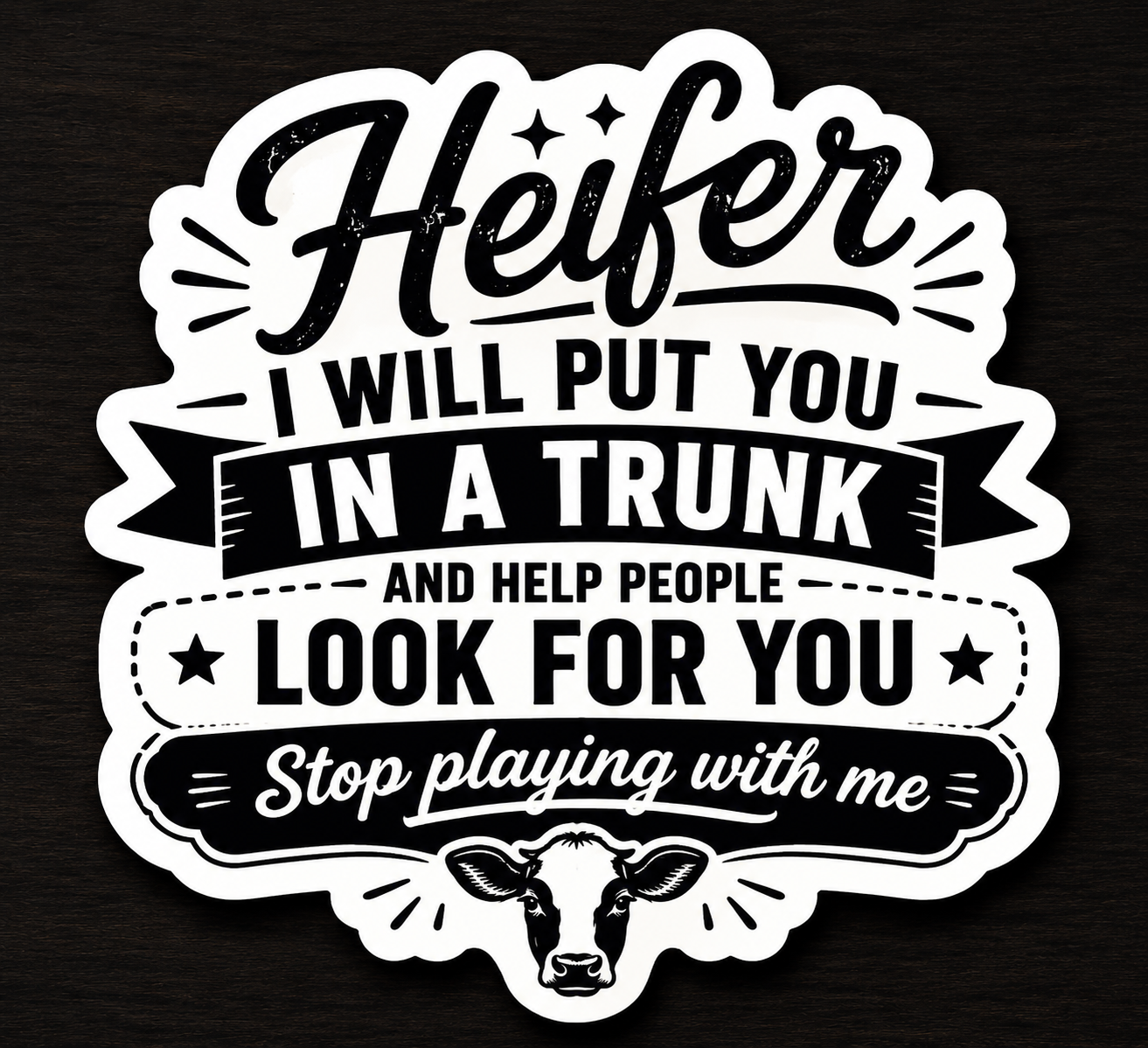 Heifer Sticker