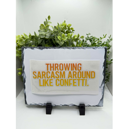 Throwing Sarcasm Around Decal