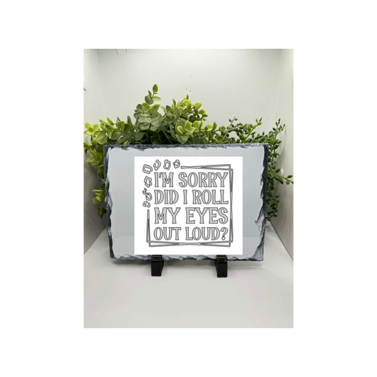 Roll My Eyes Out Loud Decal