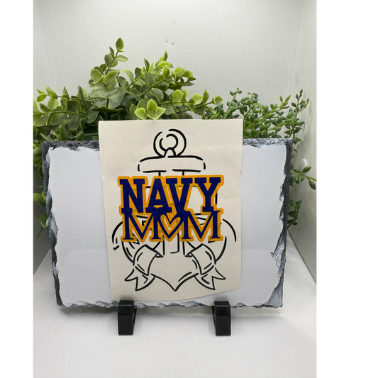 Navy mom Decal