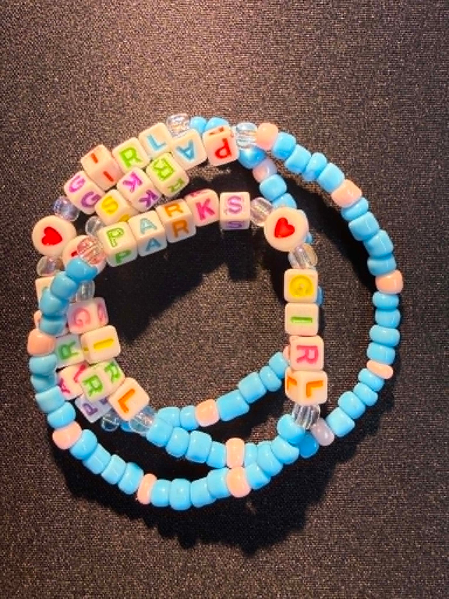 Parks Girl beaded friendship bracelet
