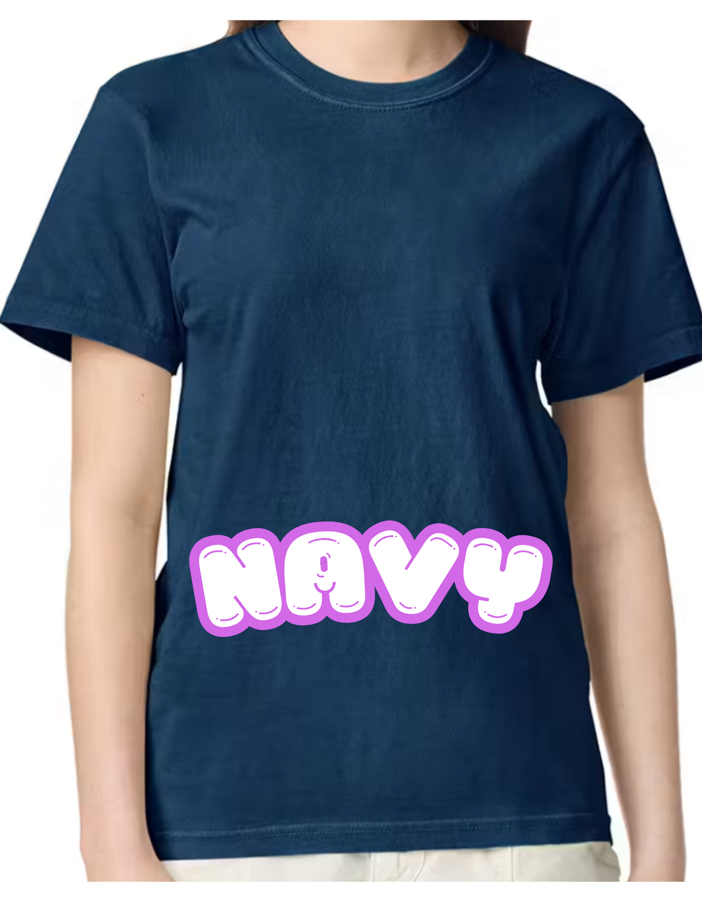 The Custom Design Crew Neck T Shirt