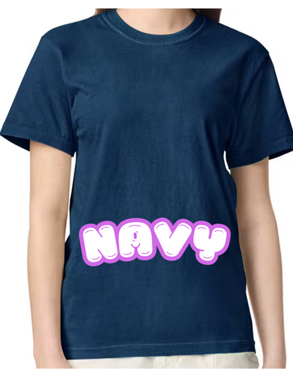 The Custom Design Crew Neck T Shirt