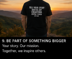 Tell Your Story- Making Joy Creations Apparel